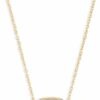 Kendra Scott Elisa Pendant Necklace for Women, Fashion Jewelry, 14k Gold-Plated